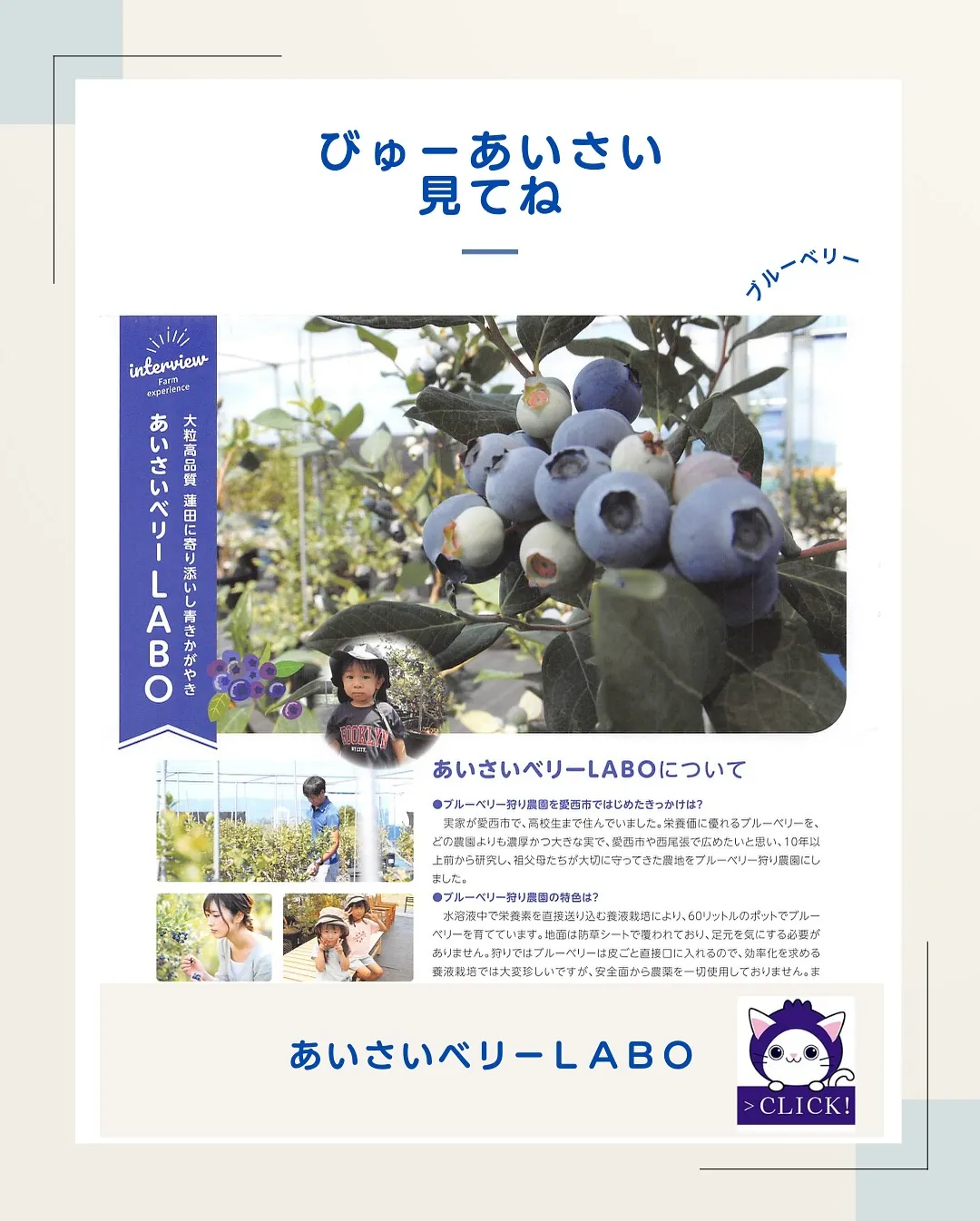 『びゅーあいさい』に掲載されています